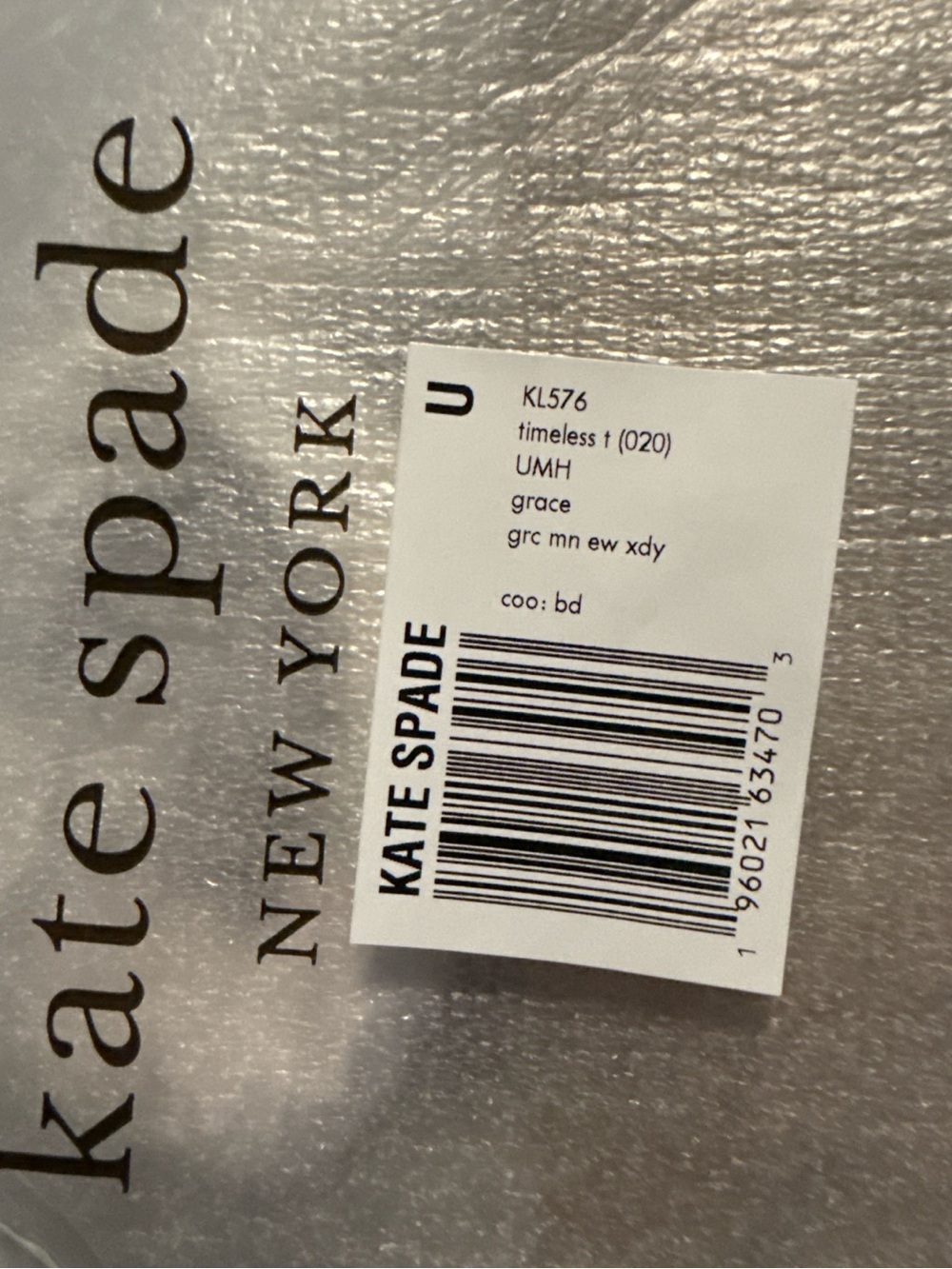 NWT Kate Spade Grace Mini East West Leather Crossbody Timeless Taupe $198 - Picture 12 of 12